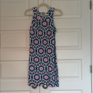 Crown & Ivy Multicolor Geometric Sleeveless Dress